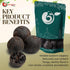 3 NY Spice Shop Whole Dried Black Lemons - Pound Citrus limon - Natural Sun-Dried Loomi - Tangy Citrus Pods for Middle