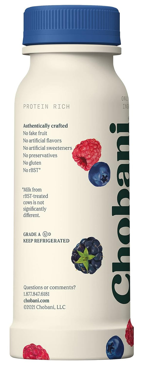 7 Fl.oz Chobani Mixed Berry Low-Fat Greek Yogurt Drink