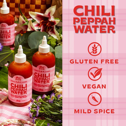 9 Oz Poi Dog - Chili Peppah Water - Noelani Batch w/Espelette Peppers, Ginger, Rice Vinegar & Sea Salt - Mild Hawaiian