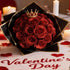 Custom Glitter Roses Bouquet,Valentine Gifts DIY Personalized eternal roses letter Bouquet Gifts for Her