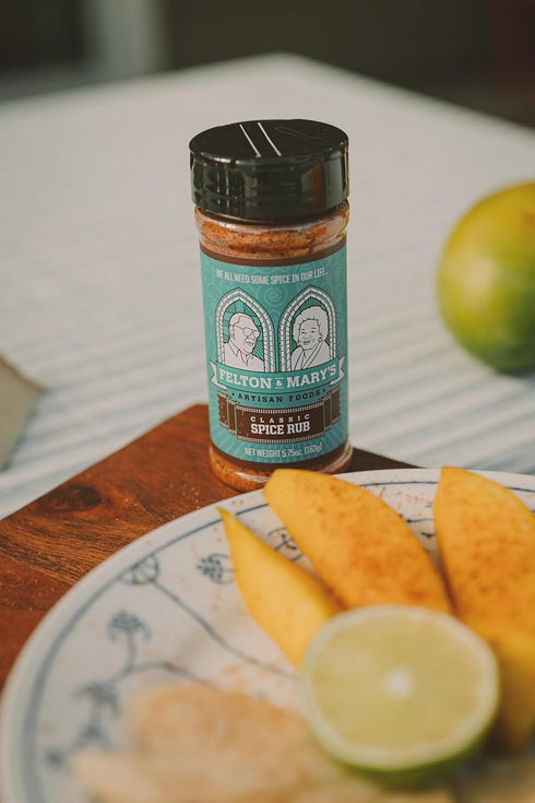 Felton & Mary's Classic Spice Rub, 5.75 oz - Amazing Seasoning for Chicken, Pork, Beef, Fish, Egg, and Vegetables