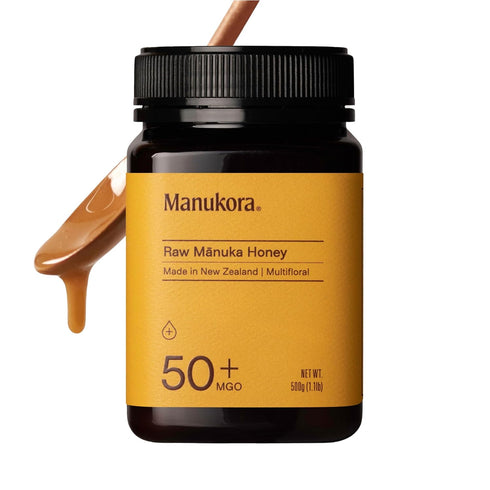 Manukora Raw Manuka Honey MGO 50+, New Zealand Honey, Non-GMO, 3rd-Party Tested,