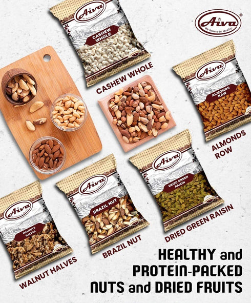 (1 LB) Aiva Raw Pistachios, No Shells, Unsalted Premium Whole Nuts for Snacking, Cooking, and Baking