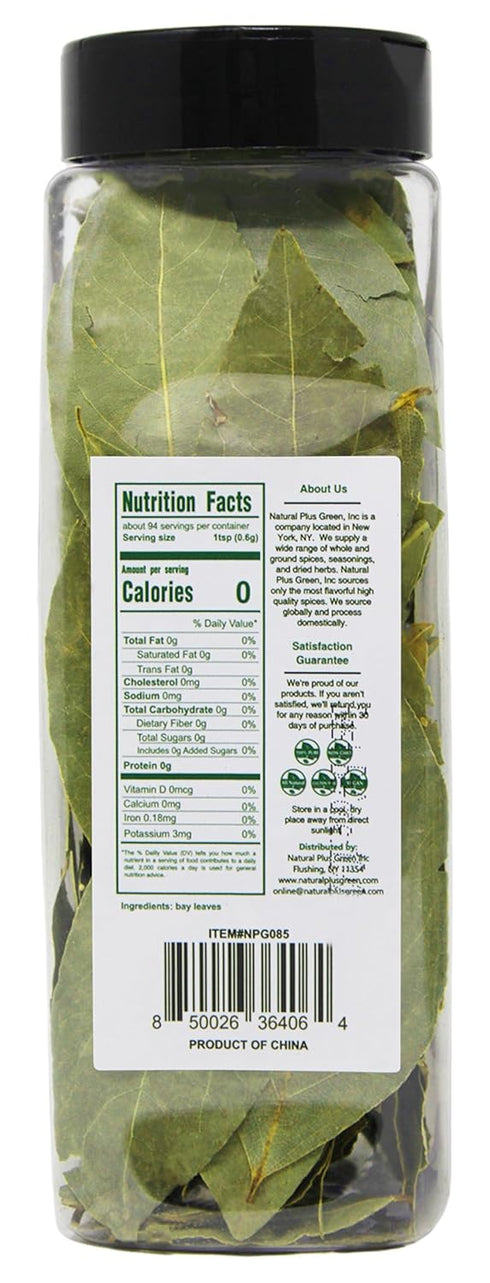 NPG Whole Bay Leaves - 2 Oz Dried Laurel Leaf, Aromatic Spice Herbs for Cooking Stew, Soup, Sauces, Seafood, Meat