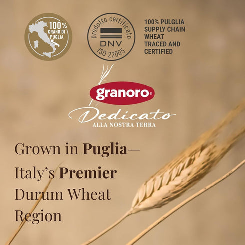 #110 100% 1 lb (Pack 3) Granoro Dedicato Spaghettoni (Thick Spaghetti) - Authentic Italian Pasta, Made from Puglia