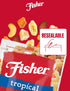 3.5 oz (Pack 6), Fisher Snack Tropical Trail Mix, of Dried Banana Chips, Almonds, Cashews, Sweetened Pineapple