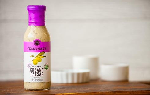 2-Pack Tessemae's All Natural Salad Dressing (Organic Creamy Caesar)