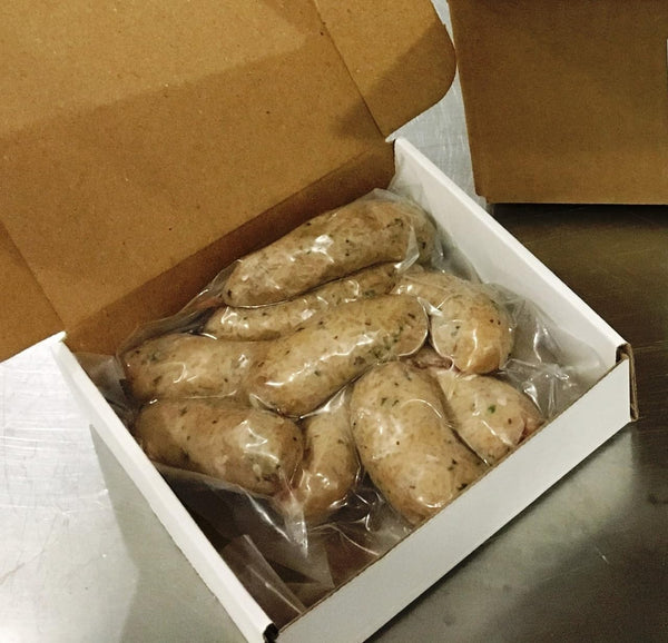 Cajun Original Foods Pork Boudin Sausage Party Links, 8 Links (1 lb). Cajun Seasoned, Frozen