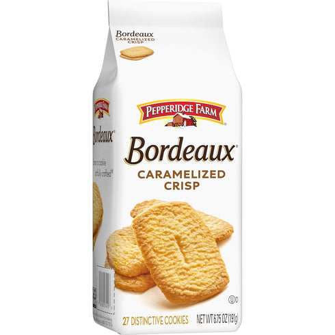6.75 Oz Pepperidge Farm Bordeaux Caramelized Crisp Cookies, Bag