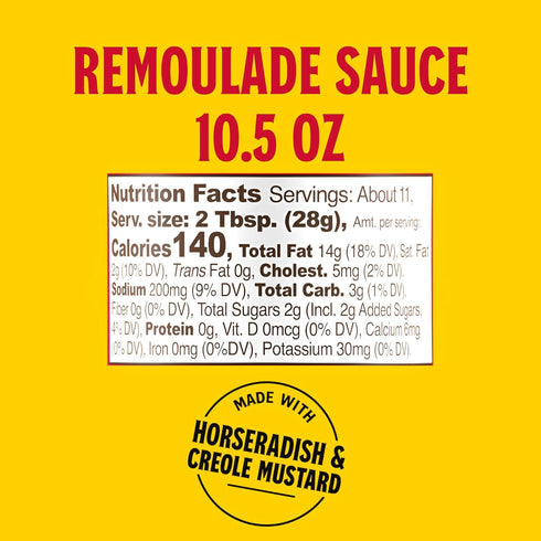 10.50-Ounce (Pack 4) Louisiana Fish Fry Remoulade Sauce, - of - Perfect for Enhancing Seafood Sauce, Salad Dressings