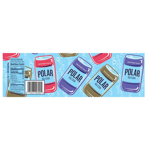 Pack, 12 oz 18 pack Polar Seltzer Water Newbies Variety fl cans