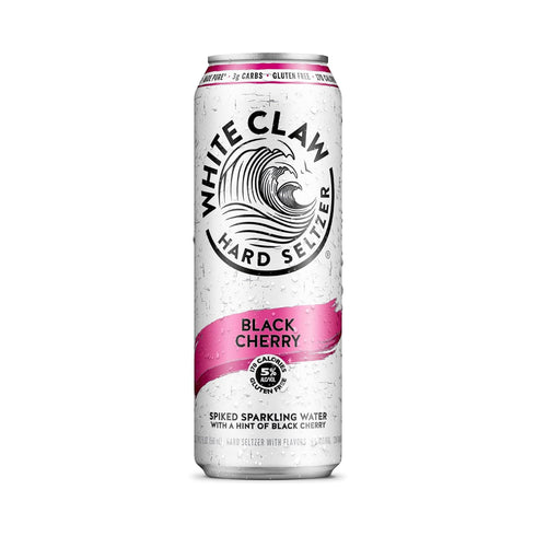 White Claw Seltzer Works Black Cherry Hard Seltzer Sgl Can, 19.2 FZ