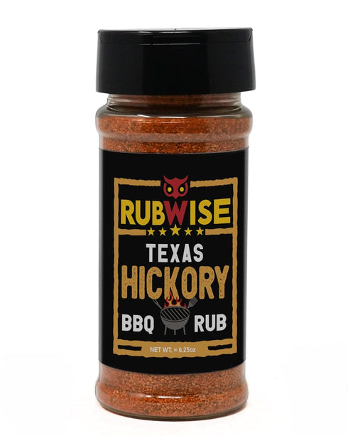 RubWise Texas Style BBQ Hickory Rub (No MSG) | Meat Seasonings &