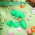 Silipull 36 Pack 3.1 Inch Jumbo Empty Plastic Eggs, Fillable Eggs for Egg Hunts, Candy Basket Stuffers, Party Favors