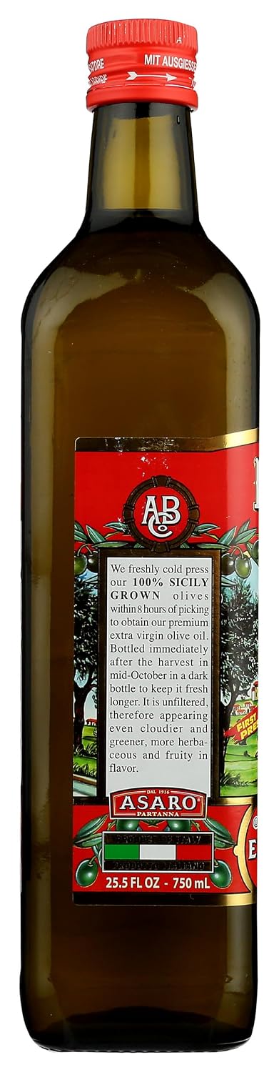 25.5 Oz Partanna, Olive Oil Extra Virgin Everyday Sicilian, Fl