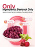 WEIJUEJIYI Froze-dried 3.17oz 90g, Beetroot Chunks / Single Ingredient, Made from Fresh Beets, Dehydrated Vegetables