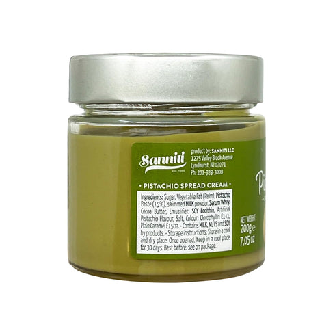 7.05 (Pack 2) Sanniti Rex Italian Cream of Pistachio Nut Spread, Ounce