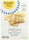 Simple Mills Almond Flour Crackers, Fine Ground Sea Salt - Gluten Free,