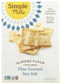 Simple Mills Almond Flour Crackers, Fine Ground Sea Salt - Gluten Free,