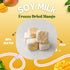 (3-Pack, 1.76 oz Juju-Oops Freeze-Dried Mango Mylk Crunch Vegan Soy Milk Fruit Bites with Real Mango Pieces | Healthy
