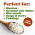 1.5 Food to Live Organic Carnaroli Rice, Pounds Premium Italian Risotto Rice, Ideal for Creamy Risottos and Gourmet