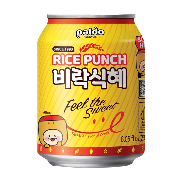 Paldo Fun & Yum Vilac Shikhye Sweet Rice Punch Drink, Pack of
