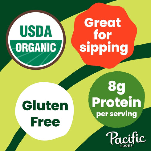 32 oz (Pack 4) Pacific Foods Organic Beef Bone Broth, Carton