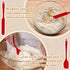 Xileanalee 2 Packs-35 Oz (2 Pro Sourdough Starter Jar Kit Sourdough Bread Starter Jar Kit with Date Marked Feeding