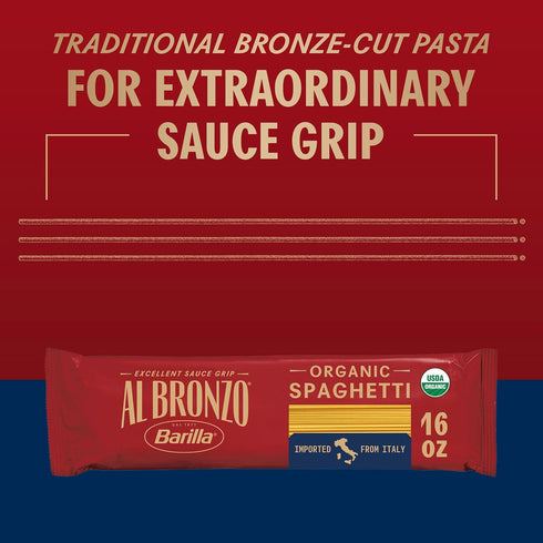 16 oz Barilla Al Bronzo Organic Spaghetti
