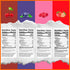 6 Pack Kravy Fruit Strips Real Fruit Snack Strips, No Added Sugar, Kosher, No Artificial Colors or Preservatives