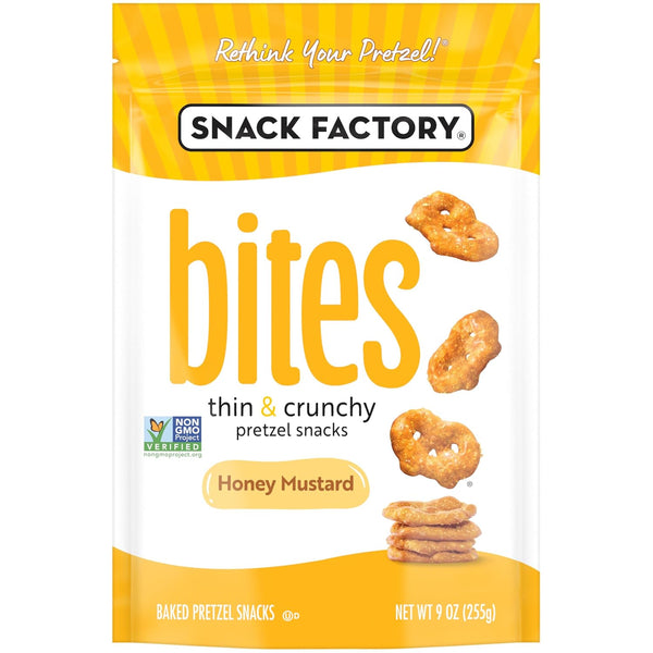 Snack Factory Honey Mustard Bites, 9 Oz Bag