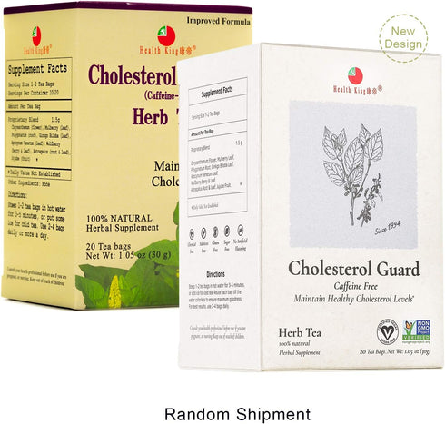 Health King Cholesterol Guard Herb Tea, 20 Count Box