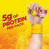5g 0.9 oz. (10 Count) Slim Jim Beef 'N Cheese Smoked Meat Sticks, Original Flavor, Protein Per Serving, Snack Size