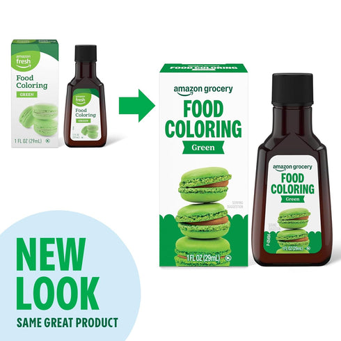 Amazon Fresh 1 Oz Amazon Grocery, Green Food Coloring