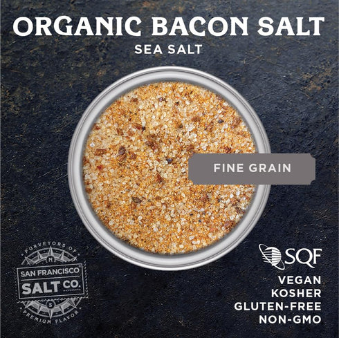 2 lbs. Organic Bacon Flavored Salt by San Francisco Salt Company