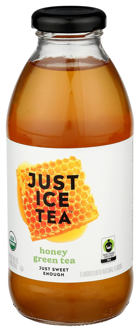 Eat The Change 16 (Pack 12) Just Ice Tea Organic Honey Green Tea, Kosher, Fluid Ounces