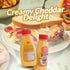 (240g) FRITZ Cheddar Cheese Sauce - Especially ideal for Hot Dogs Hamburgers Sandwiches Mac & Cheese Nachos and Veggies