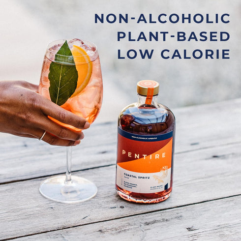 70cl Pentire Coastal Spritz - Botanical Alcohol Free Aperitif - Distilled from Native Cornish Plants - No Added Sugar