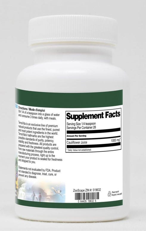 Terravita (1 oz, 519632) 3 Pack Cauliflower Juice Powder ZIN: