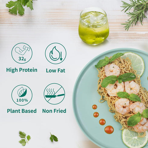 (32g) 18 Pack, VOLO VERO High Protein Ramen Konjac Noodles, Vegan, Plant-Based, Low Carb, Low Fat, Non-Fried