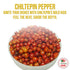 Dried Chiltepin Peppers (Chile Tepin) – 2oz Bag - Great for Seafood, Sauces, Stews, Salsa, Meats, Smoky Flavor
