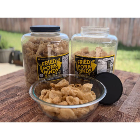HomeRoots 16 oz 48 oz Member's Mark Original Fried Pork Rinds + Member's Mark Natural Shelled Walnuts Keto & Low-Carb
