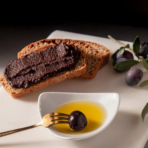 12 Oz (340g) Marmarabirlik, Black Olives Spread Spicy, Turkish Olive Paste & Tapenade, Gourmet Mediterranean Flavor