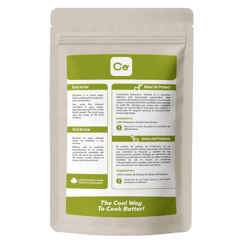 (2 Oz) Coolinario Potassium Sorbate Food Grade Preservative for Wine Stabilization, Homemade Jams, Baked Goods, Cheese