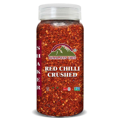 Himalayan Chef Red Crushed Pepper Shaker - Organically Crushed Red Chili Pepper