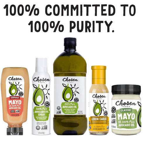 2 100% 67.6 Oz (Pack 1) Chosen Foods Avocado Oil, Liter - All Purpose Cooking Oil made from Pure Avocados - Non-GMO