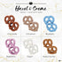 6 Hazel & Creme Easter Yogurt Pretzel Gift Box Flavor Gourmet Assortment Birthday Sweet Treat Gift for Men & Women