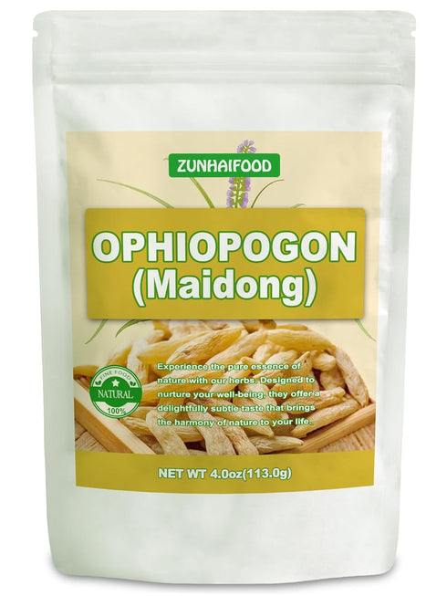 Zunhai Food Maidong (Ophiopogon Root) - 4oz (113g) | 100% Natural Dried Herb for