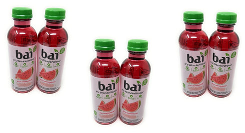 Dr Pepper-7up Bai Kula Watermelon, 18 oz, 6 Units