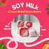 (3-Pack, 1.76 oz Juju-Oops Freeze-Dried Strawberry Mylk Crunch Vegan Soy Milk Fruit Bites with Real Fruit Pieces |